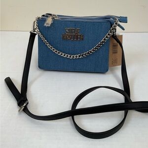 Steve Madden Denim Shoulder Bag